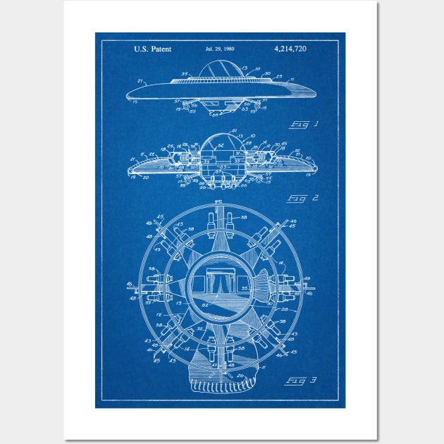 UFO US Patent Wall Art by NeilGlover